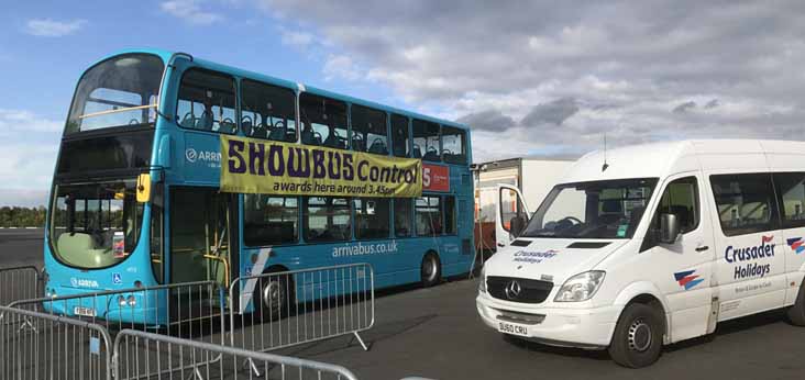 Arriva Midlands VDL DB250 Wright 4772 & Crusader Mercedes Sprinter BU60CRU